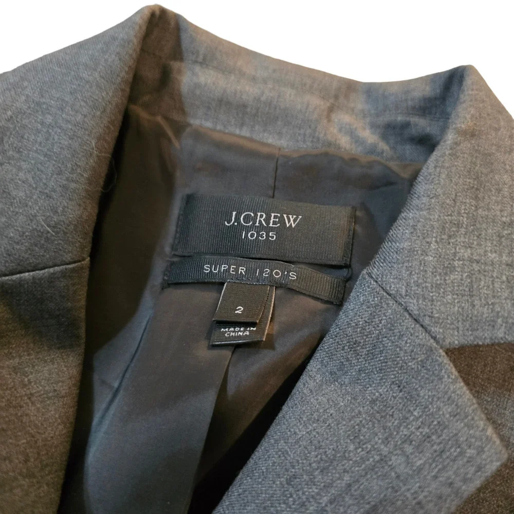 J. Crew Super 120’s Wool Blazer size 2 xs